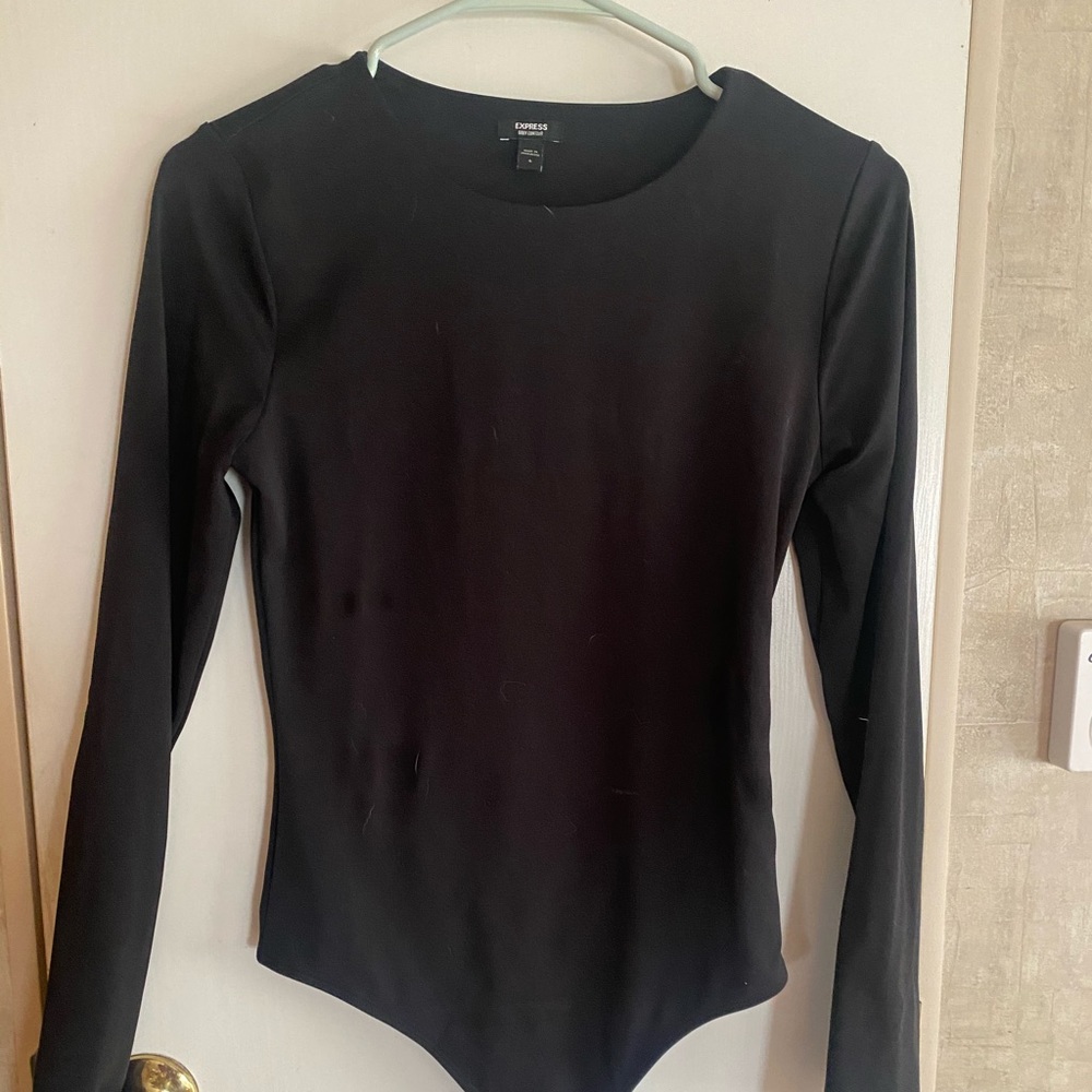 Black Express Long Sleeve Body suit